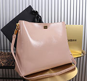 Kitlife Dolce & Gabbana Large Vittoria Calfskin Shoulder Bag Light Pink 40x12x30cm  - 6
