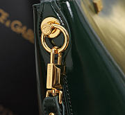 Kitlife Dolce & Gabbana Large Vittoria Calfskin Shoulder Dark Green 40x12x30cm - 6