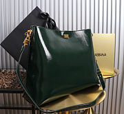 Kitlife Dolce & Gabbana Large Vittoria Calfskin Shoulder Dark Green 40x12x30cm - 3