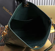 Kitlife Dolce & Gabbana Large Vittoria Calfskin Shoulder Dark Green 40x12x30cm - 2