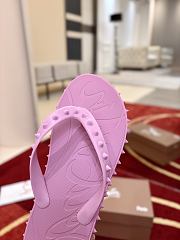Kitlife Christian Louboutin Super Loubi Flip Thong Sandals Purple - 5