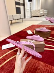 Kitlife Christian Louboutin Super Loubi Flip Thong Sandals Purple - 4