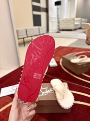 Kitlife Christian Louboutin Super Loubi Flip Thong Sandals Beige - 6