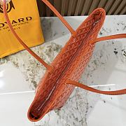Kitlife Goyard Zip Bag Orange 30x25x14 cm - 5