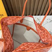 Kitlife Goyard Zip Bag Orange 30x25x14 cm - 3