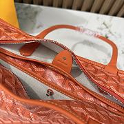 Kitlife Goyard Zip Bag Orange 30x25x14 cm - 2