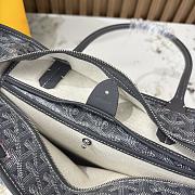 Kitlife Goyard Zip Bag Gray 30x25x14cm - 6