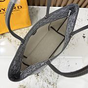 Kitlife Goyard Zip Bag Gray 30x25x14cm - 4