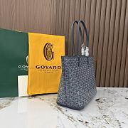 Kitlife Goyard Zip Bag Gray 30x25x14cm - 3