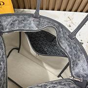 Kitlife Goyard Zip Bag Gray 30x25x14cm - 2
