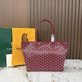 Kitlife Goyard Zip Bag Red 30x25x14 cm