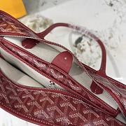 Kitlife Goyard Zip Bag Red 30x25x14 cm - 2