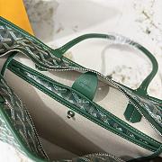 Kitlife Goyard Zip Bag Green 30x25x14 cm - 6