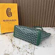 Kitlife Goyard Zip Bag Green 30x25x14 cm - 4