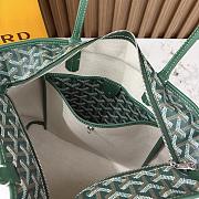 Kitlife Goyard Zip Bag Green 30x25x14 cm - 3