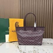 Kitlife Goyard Zip Bag Burgundy 30x25x14 cm - 1