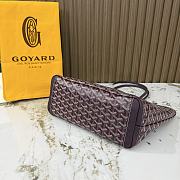 Kitlife Goyard Zip Bag Burgundy 30x25x14 cm - 4