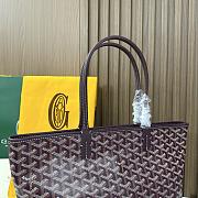 Kitlife Goyard Zip Bag Burgundy 30x25x14 cm - 3