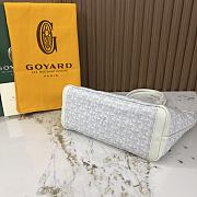 Kitlife Goyard Zip Bag White 30x25x14cm  - 5