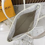 Kitlife Goyard Zip Bag White 30x25x14cm  - 3