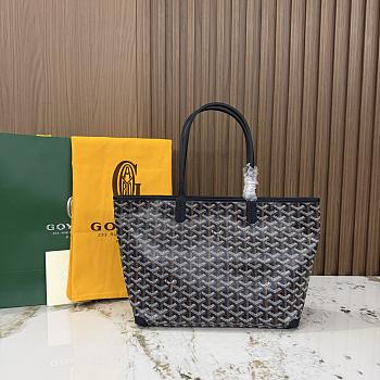 Kitlife Goyard Zip Bag Black 30x25x14 cm