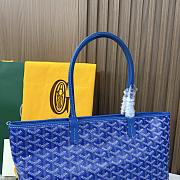 Kitlife Goyard Zip Bag Blue 30x25x14 cm - 2