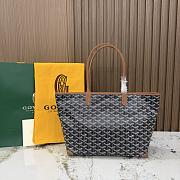 Kitlife Goyard Zip Bag Black & Brown 30x25x14 cm - 1