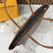 Kitlife Goyard Zip Bag Black & Brown 30x25x14 cm - 4