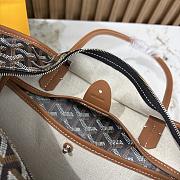 Kitlife Goyard Zip Bag Black & Brown 30x25x14 cm - 2