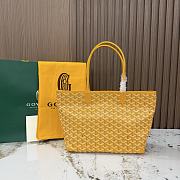 Kitlife Goyard Zip Bag Yellow 30x25x14 cm  - 1