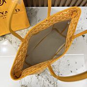 Kitlife Goyard Zip Bag Yellow 30x25x14 cm  - 6