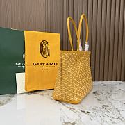 Kitlife Goyard Zip Bag Yellow 30x25x14 cm  - 5