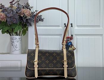 Kitlife Louis Vuitton Marelle Handbag Brown M28613 28x15.5x7cm