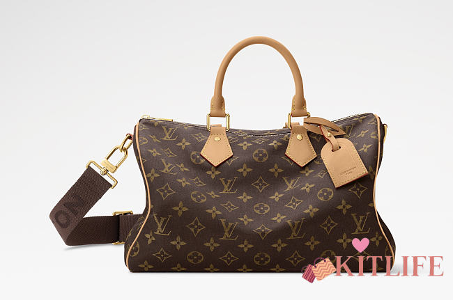 Kitlife Louis Vuitton Speedy 30 Bandoulière Handbag Brown M2A454 34x22x19cm - 1