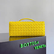 Kitlife Bottega Veneta Long Clutch Andiamo With Handle Yellow 31x13x3cm - 4