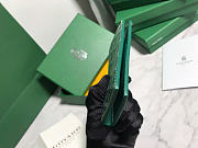 Kitlife Goyard Saint-Pierre Card Wallet Green 11x1.5x7.5cm - 3