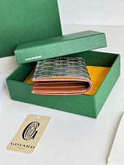 Kitlife Goyard Saint-Pierre Card Wallet Black & Brown 11x1.5x7.5cm - 4