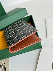 Kitlife Goyard Saint-Pierre Card Wallet Black & Brown 11x1.5x7.5cm - 3