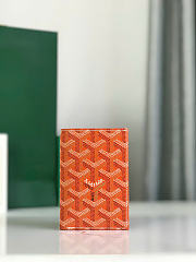 Kitlife Goyard Saint-Pierre Card Wallet Orange 11x1.5x7.5cm  - 1