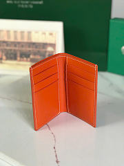 Kitlife Goyard Saint-Pierre Card Wallet Orange 11x1.5x7.5cm  - 5