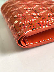 Kitlife Goyard Saint-Pierre Card Wallet Orange 11x1.5x7.5cm  - 3