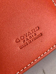 Kitlife Goyard Saint-Pierre Card Wallet Orange 11x1.5x7.5cm  - 2