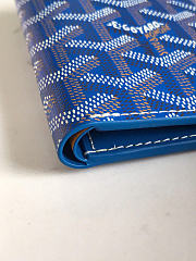 Kitlife Goyard Saint-Pierre Card Wallet Blue 11x1.5x7.5cm  - 2