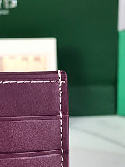 Kitlife Goyard Saint-Pierre Card Wallet Burgundy 11x1.5x7.5cm  - 4