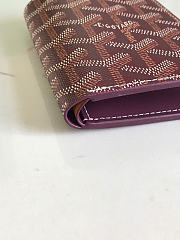 Kitlife Goyard Saint-Pierre Card Wallet Burgundy 11x1.5x7.5cm  - 3
