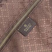 Kitlife Gucci Jackie Flap Large Crossbody Bag Beige & Dark Brown GG Canvas A005ZI  43x29x5cm  - 5