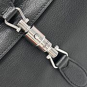 Kitlife Gucci Jackie Flap Large Crossbody Bag Black Leather A005ZI 43x29x5cm  - 2
