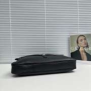 Kitlife Gucci Jackie Flap Large Crossbody Bag Black Leather A005ZI 43x29x5cm  - 4