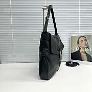 Kitlife Gucci Jackie Flap Large Crossbody Bag Black Leather A005ZI 43x29x5cm  - 5