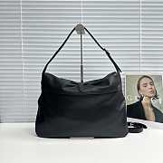 Kitlife Gucci Jackie Flap Large Crossbody Bag Black Leather A005ZI 43x29x5cm  - 6